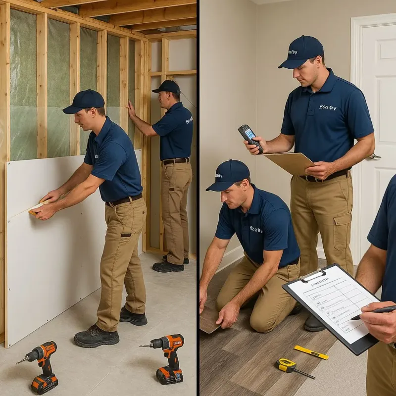 Repairs and Reconstruction process in Winchester, CA